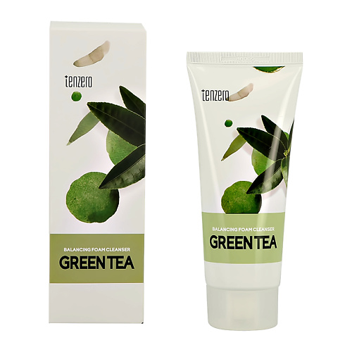 Средства для снятия макияжа TENZERO Пенка для умывания с экстрактом зеленого чая 100