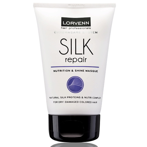 эликсир с жидким шелком lorvenn silk repair Маска для волос LORVENN HAIR PROFESSIONALS Интенсивная реструктурирующая маска  с протеинами шёлка SILK REPAIR