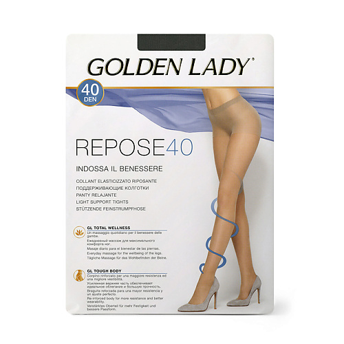 Колготки GOLDEN LADY Колготки женские 40 den Repose Fumo 5 колготы golden lady repose цвет nero размер 4 40 den