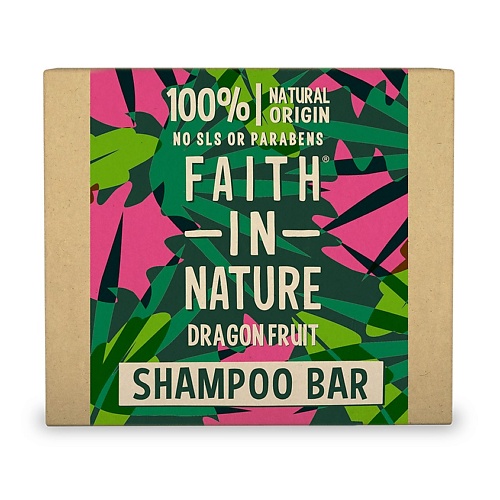 FAITH IN NATURE Шампунь для волос с экстрактом питахайи (твердый)