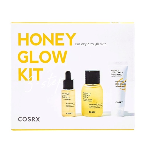 Наборы для ухода за лицом COSRX Набор из 3 средств с прополисом Full Fit Honey Glow Kit