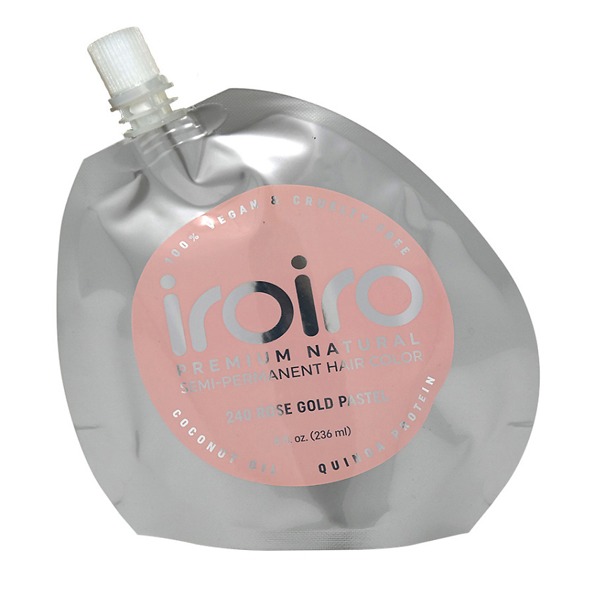 IROIRO Семи-перманентный краситель для волос 240 ROSE GOLD Розово ...