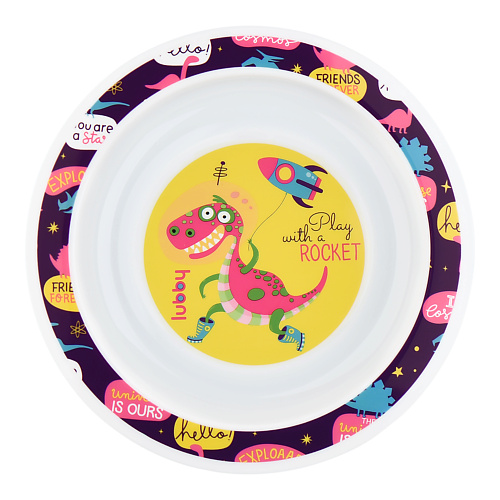 LUBBY Тарелка на присоске, с 6 месяцев тарелка сувенирная екатеринбург дом севастьянова d 20 см