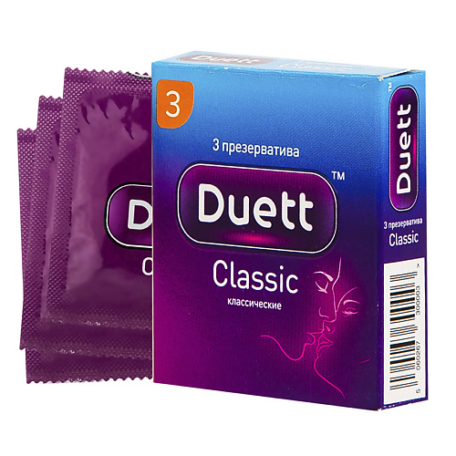 DUETT Презервативы Сlassiс 42 duett презервативы сlassiс 42