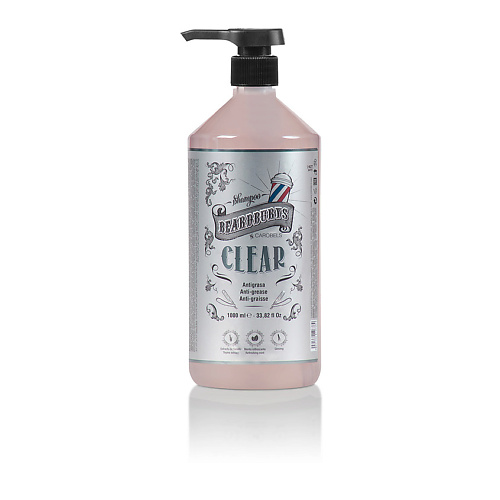 BEARDBURYS Очищающий шампунь для волос Clear Shampoo 1000.0 invisibobble резинка для волос invisibobble basic crystal clear