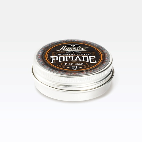 GREAT MAESTRO BARBERS COMPANY Классическая помада на водной основе Russian Crystal Pomade 30 great maestro barbers company классическая помада на водной основе russian crystal pomade 75