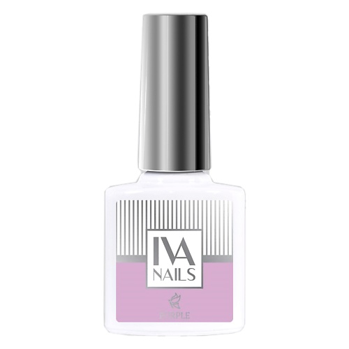 IVA NAILS Гель-лак Purple iva nails каучуковая база для гель лака alien glass