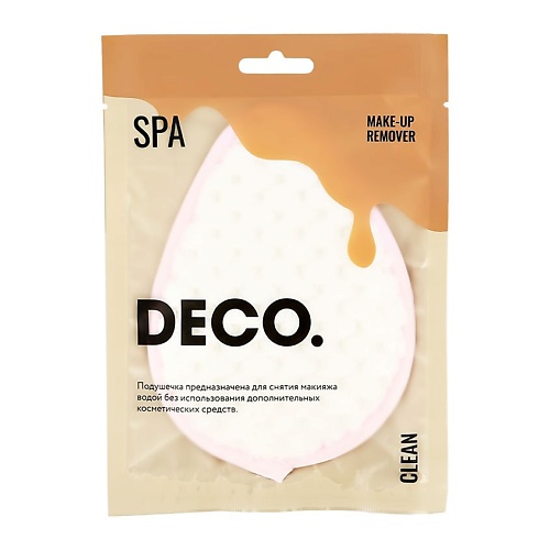 DECO. Подушечка для снятия макияжа каплевидная deco патчи для макияжа самоклеящиеся 20 0