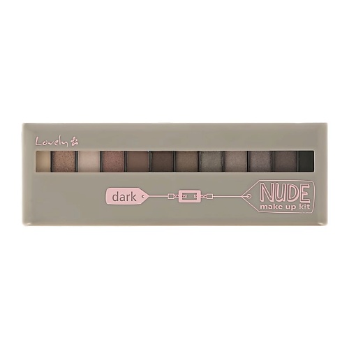 LOVELY Палетка теней для век NUDE MAKE UP KIT DARK