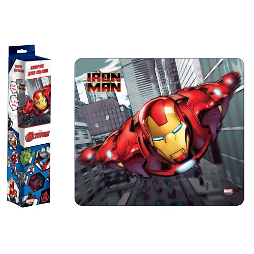 ND PLAY Коврик для мыши Marvel Железный Человек коврик для лепки человек паук красный формат a4