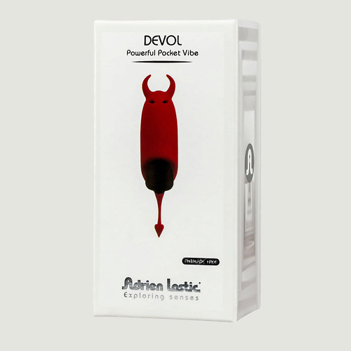 Секс-игрушки ADRIEN LASTIC Devol – Mini Vibrator Мини-вибростимулятор Маленький демон