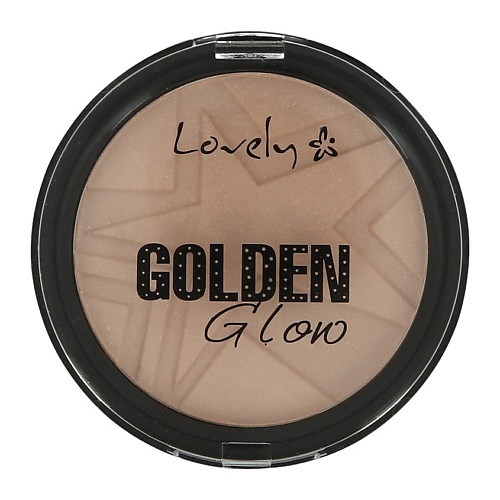 Пудра LOVELY  для лица компактная GOLDEN GLOW