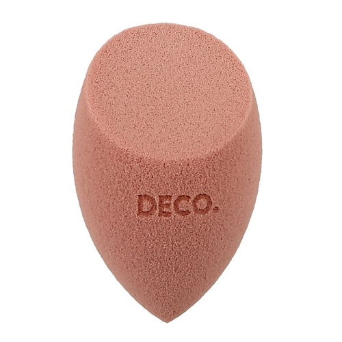 Спонж для нанесения макияжа DECO. Спонж для румян BLUSH/CONTOUR срезанный без латекса эко спонж для макияжа deco биоразлагаемый