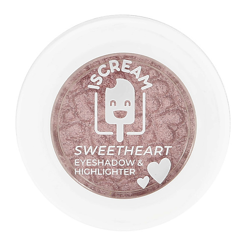 

ISCREAM Хайлайтер-тени для век SWEETHEART 2 в 1, Хайлайтер-тени для век SWEETHEART 2 в 1