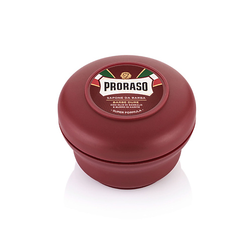 PRORASO Мыло для бритья питательное с маслом сандала и маслом ши 150 proraso мыло для бритья питательное с маслом сандала и маслом ши 150