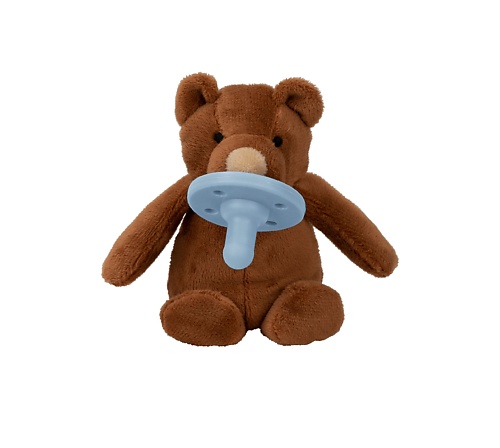 цена Мягкая игрушка MINIKOIOI Комфортер Соска пустышка с игрушкой для сна 0+ Медвежонок