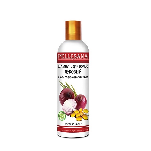 PELLESANA Шампунь для волос Луковый с комплексом витаминов 250