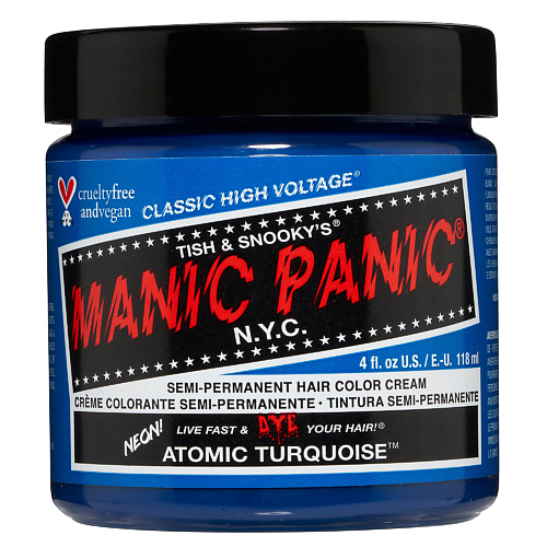 Краска оттеночная MANIC PANIC Краска для волос Atomic Turquoise