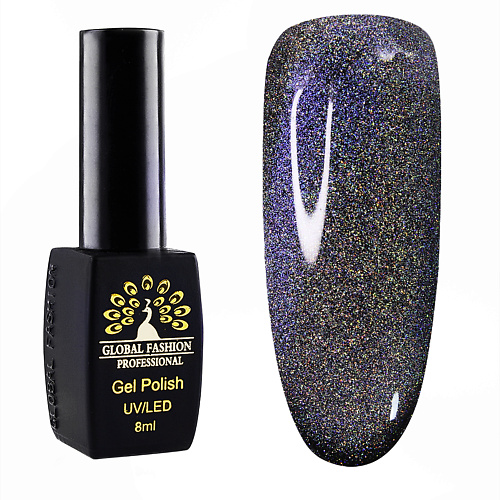 Гель-лак для ногтей GLOBAL FASHION Гель-лак Laser cat eyes гель лак для ногтей global fashion black elite 8 мл