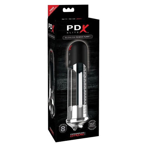 Секс-игрушки PIPEDREAM Автоматическая вакуумная помпа PDX ELITE Blowjob Power Pump