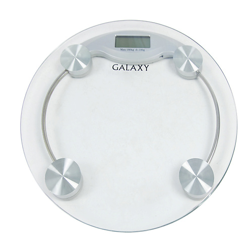 Техника для тела GALAXY Весы напольные электронные бытовые круглые, GL 4804