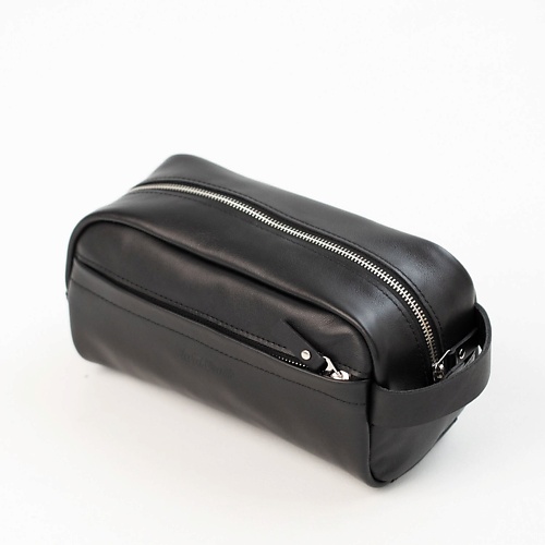 HARD CRAFT Несессер-сумка из натуральной кожи, чёрная