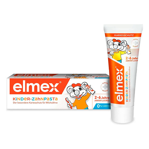 COLGATE Зубная паста Elmex Children's 2-6 лет 75 colgate зубная паста elmex защита от кариеса 75