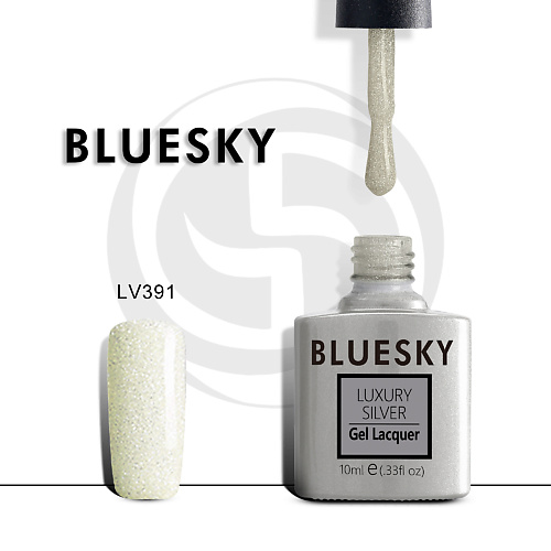 BLUESKY Гель-лак Luxury Silver Блестящая феерия lukky роликовый гель с блёстками для лица и тела