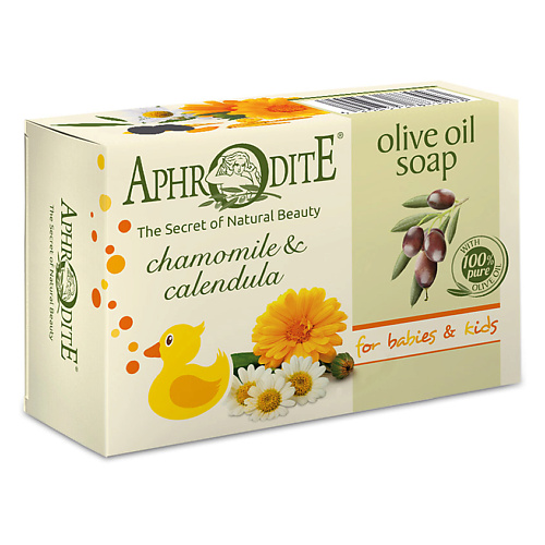 Для ванной и душа Aphrodite Мыло оливковое с молоком ослиц Эликсир молодости 100