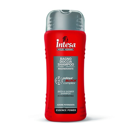 INTESA Шампунь-гель для душа Odour Block 500 intesa дезодорант спрей для тела odour block complex 24h essence power 150