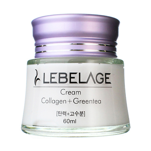 LEBELAGE Увлажняющий крем для лица с Коллагеном и Зеленым чаем Moisture Cream 60