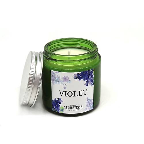 Свеча AROMATERIA Ароматическая свеча Violet ароматы для дома aromateria ароматическая свеча ведьмак