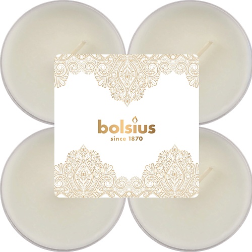 BOLSIUS Свечи чайные арома Bolsius Christmas ваниль гелевые свечи с ракушками набор 5 для творчества
