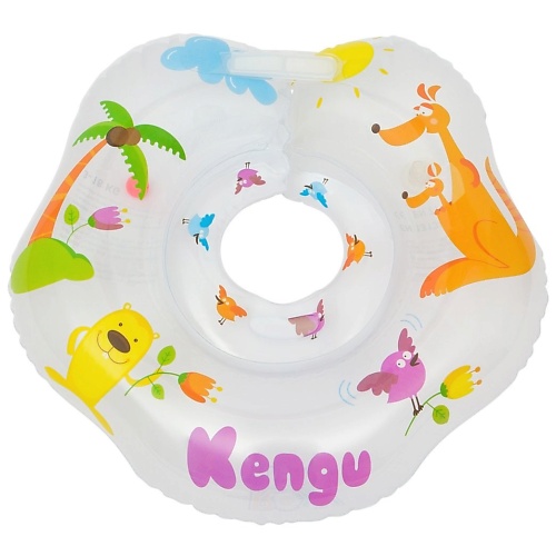 Надувной круг ROXY KIDS Надувной круг на шею для купания малышей Kengu цена и фото