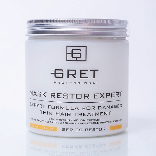 GRET Professional Маска для восстановления тонких волос MASK RESTOR EXPERT 500