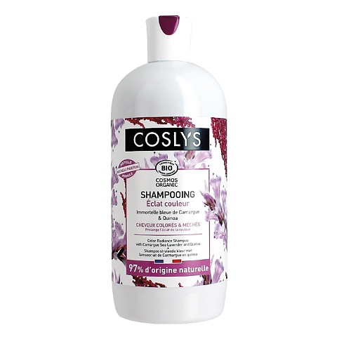 фото Coslys шампунь для окрашенных и осветленных волос с морской лавандой