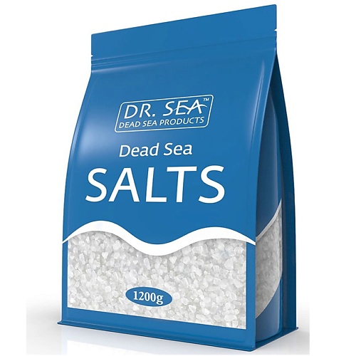 Средства для ванной и душа DR. SEA Соль Мертвого моря, натуральная, чистая.