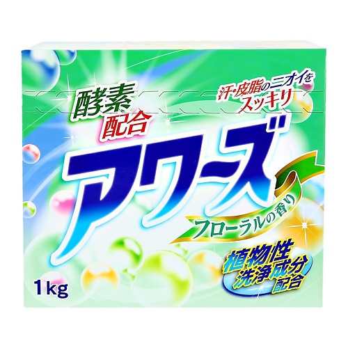 ROCKET SOAP Порошок стиральный AWAS с цветочным ароматом 1000 seagreen концентрированный стиральный порошок для ных вещей 1000