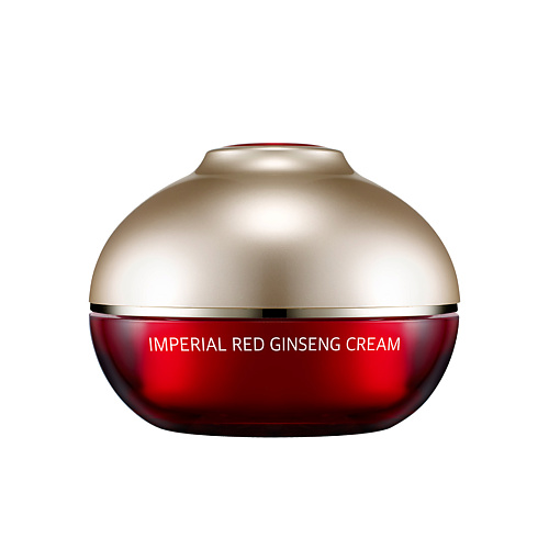 цена Крем для лица OTTIE Крем для лица с муцином улитки и красным женьшенем Anti-Age Imperial Red Ginseng Snail Cream