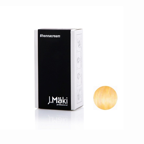 

J.MÄKI PROFESSIONAL Жидкая хна для окрашивания волос Золотистый блондин, Жидкая хна для окрашивания волос Золотистый блондин