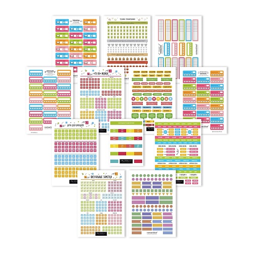 Набор наклеек REMARKLEE Набор стикеров Практичный
