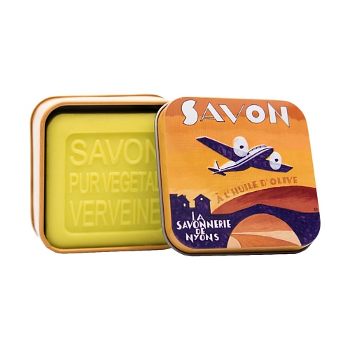 LA SAVONNERIE DE NYONS Мыло с вербеной Самолет 100.0 la savonnerie de nyons мыло оливковые поля 200 0