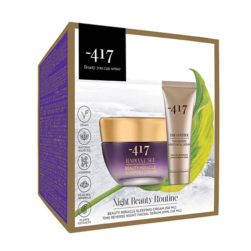 

MINUS 417 Набор для лица «Ночной детокс-уход» Night Beauty Routine