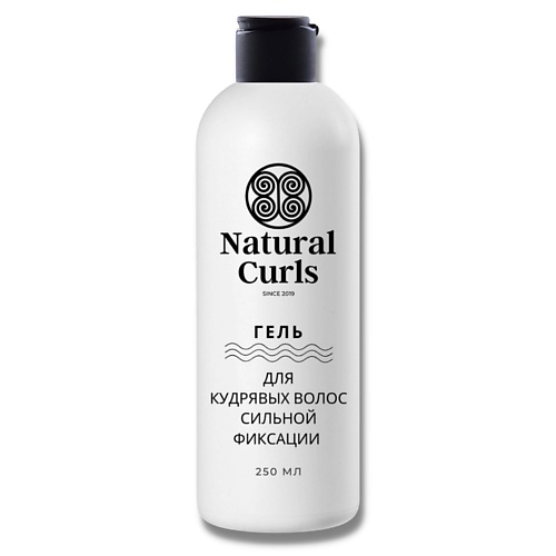 Гель для укладки волос NATURAL CURLS Гель для кудрявых волос сильной фиксации шампунь для кудрявых волос dicora beauty curls 400 мл