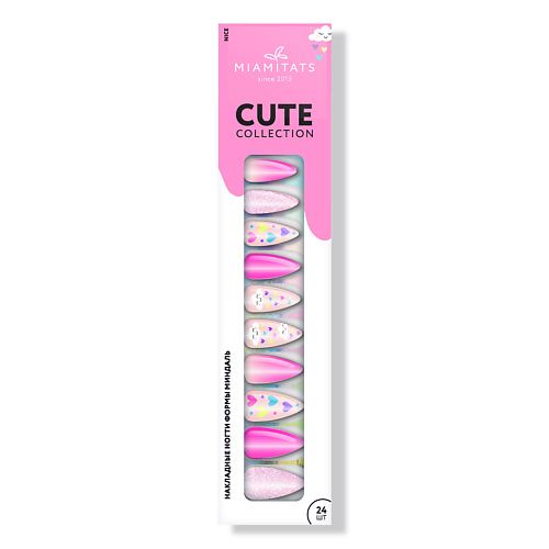 

MIAMITATS Набор накладных ногтей CUTE Nice, Набор накладных ногтей CUTE Nice