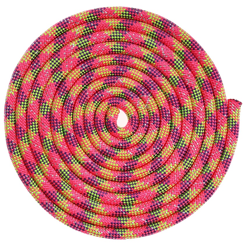 Изображение товара GRACE DANCE Скакалка гимнастическая утяжелённая с люрексом, цвет: Комбинированный