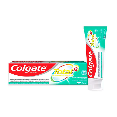Уход за полостью рта COLGATE Зубная паста Профессиональная чистка TOTAL 75