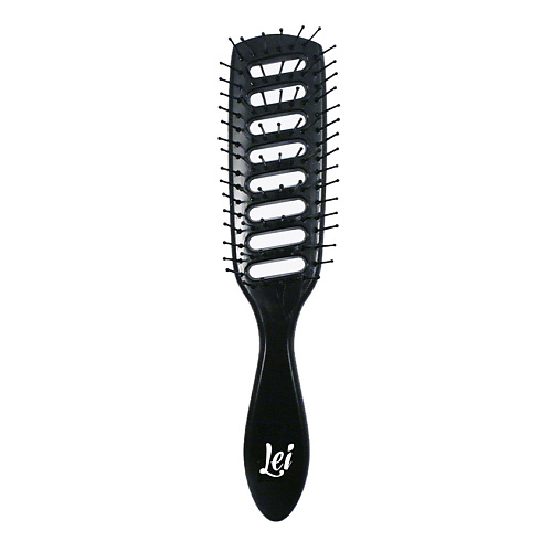 расчёска вентиляционная lei 130 чёрная Расческа для волос LEI Расчёска вентиляционная