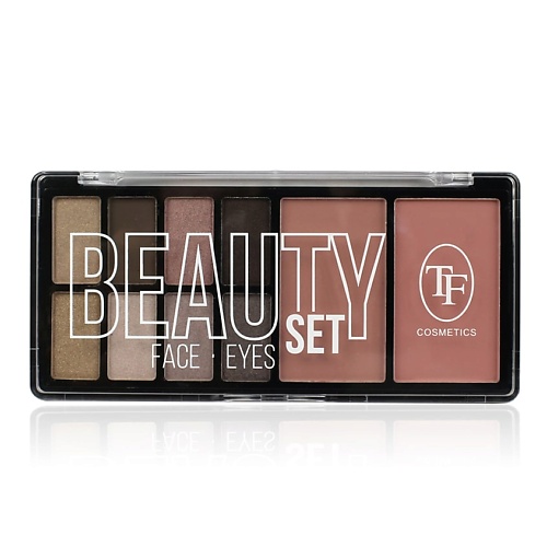 Палетка TF Палетка для макияжа BEAUTY SET набор мини спонжей для макияжа ctt35 tf cosmetics set beauty 3 шт