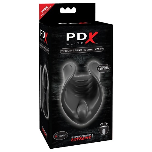 PIPEDREAM Вибростимулятор мастурбатор PDX Elite Vibrating Silicone Stimulator